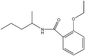 2-ethoxy-N-(1-methylbutyl)benzamide Structure