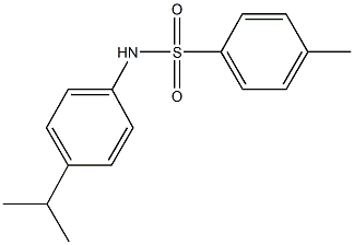 N-(4-isopropylphenyl)-4-methylbenzenesulfonamide Structure
