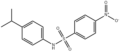 4-nitro-N-(4-isopropylphenyl)benzenesulfonamide Structure