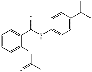 2-[(4-isopropylanilino)carbonyl]phenyl acetate Structure