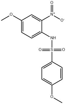 N-{2-nitro-4-methoxyphenyl}-4-methoxybenzenesulfonamide,349397-23-5,结构式