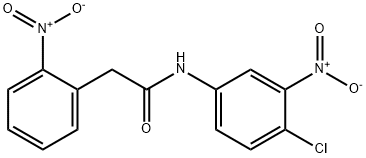 N-{4-chloro-3-nitrophenyl}-2-{2-nitrophenyl}acetamide Structure