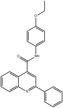 N-(4-ethoxyphenyl)-2-phenyl-4-quinolinecarboxamide Structure