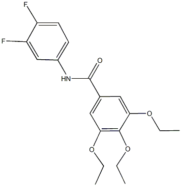 N-(3,4-difluorophenyl)-3,4,5-triethoxybenzamide|