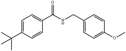 4-tert-butyl-N-(4-methoxybenzyl)benzamide,349407-86-9,结构式