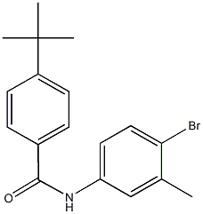 N-(4-bromo-3-methylphenyl)-4-tert-butylbenzamide Structure