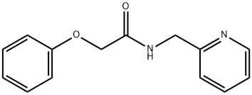 2-phenoxy-N-(2-pyridinylmethyl)acetamide Structure