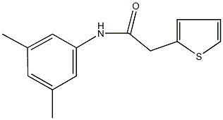 N-(3,5-dimethylphenyl)-2-thien-2-ylacetamide Struktur