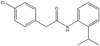 349424-36-8 2-(4-chlorophenyl)-N-(2-isopropylphenyl)acetamide