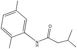 N-(2,5-dimethylphenyl)-3-methylbutanamide,349426-82-0,结构式