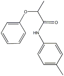 349428-00-8 N-(4-methylphenyl)-2-phenoxypropanamide