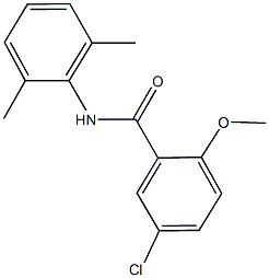 5-chloro-N-(2,6-dimethylphenyl)-2-methoxybenzamide Structure