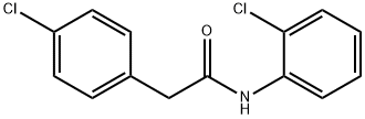 N-(2-chlorophenyl)-2-(4-chlorophenyl)acetamide Structure