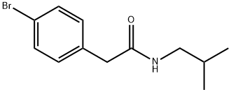 2-(4-bromophenyl)-N-isobutylacetamide Structure