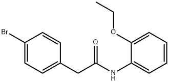 2-(4-bromophenyl)-N-(2-ethoxyphenyl)acetamide,349430-67-7,结构式