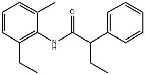 N-(2-ethyl-6-methylphenyl)-2-phenylbutanamide Structure