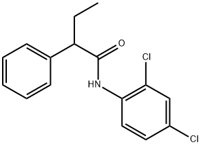 N-(2,4-dichlorophenyl)-2-phenylbutanamide,349432-27-5,结构式