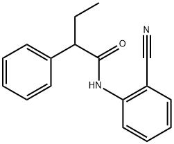 N-(2-cyanophenyl)-2-phenylbutanamide Struktur