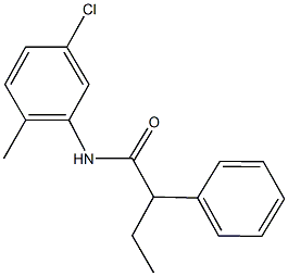N-(5-chloro-2-methylphenyl)-2-phenylbutanamide Struktur