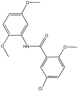 5-chloro-N-(2,5-dimethoxyphenyl)-2-methoxybenzamide Structure