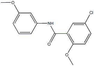 5-chloro-2-methoxy-N-(3-methoxyphenyl)benzamide,349434-48-6,结构式