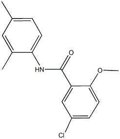 5-chloro-N-(2,4-dimethylphenyl)-2-methoxybenzamide,349434-61-3,结构式