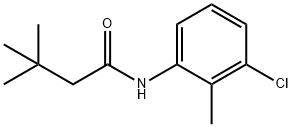 N-(3-chloro-2-methylphenyl)-3,3-dimethylbutanamide Struktur