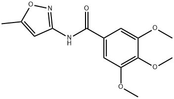 3,4,5-trimethoxy-N-(5-methyl-3-isoxazolyl)benzamide|