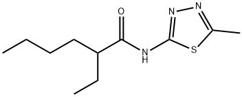 2-ethyl-N-(5-methyl-1,3,4-thiadiazol-2-yl)hexanamide,349442-69-9,结构式