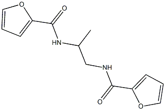 N-[2-(2-furoylamino)-1-methylethyl]-2-furamide Structure