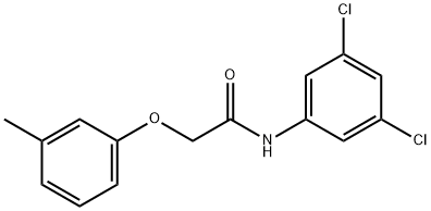 N-(3,5-dichlorophenyl)-2-(3-methylphenoxy)acetamide,349474-15-3,结构式