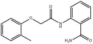 2-{[(2-methylphenoxy)acetyl]amino}benzamide Structure