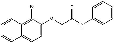 2-[(1-bromo-2-naphthyl)oxy]-N-phenylacetamide|