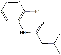 N-(2-bromophenyl)-3-methylbutanamide Structure