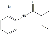 N-(2-bromophenyl)-2-methylbutanamide,349541-15-7,结构式