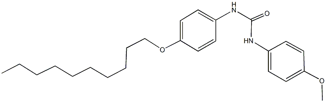 N-[4-(decyloxy)phenyl]-N'-(4-methoxyphenyl)urea Structure