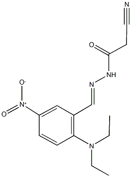 2-cyano-N'-{2-(diethylamino)-5-nitrobenzylidene}acetohydrazide|