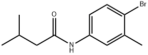 N-(4-bromo-3-methylphenyl)-3-methylbutanamide Structure