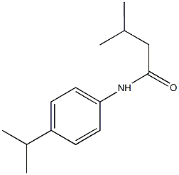 N-(4-isopropylphenyl)-3-methylbutanamide Structure