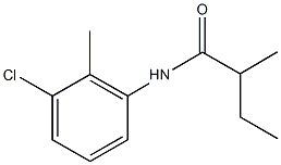 N-(3-chloro-2-methylphenyl)-2-methylbutanamide Structure