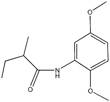 N-(2,5-dimethoxyphenyl)-2-methylbutanamide Struktur