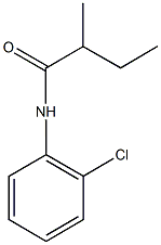 N-(2-chlorophenyl)-2-methylbutanamide Struktur