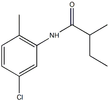 N-(5-chloro-2-methylphenyl)-2-methylbutanamide Struktur