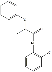 N-(2-chlorophenyl)-2-phenoxypropanamide Structure