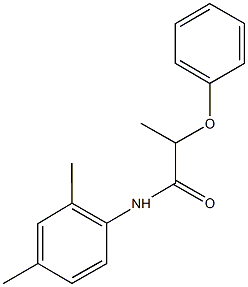 N-(2,4-dimethylphenyl)-2-phenoxypropanamide Structure