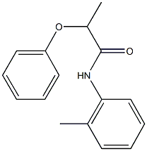 N-(2-methylphenyl)-2-phenoxypropanamide Struktur