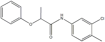 N-(3-chloro-4-methylphenyl)-2-phenoxypropanamide|