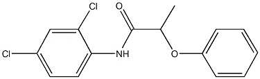 N-(2,4-dichlorophenyl)-2-phenoxypropanamide Struktur