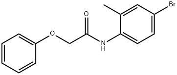 N-(4-bromo-2-methylphenyl)-2-phenoxyacetamide Structure