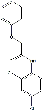 N-(2,4-dichlorophenyl)-2-phenoxyacetamide 结构式